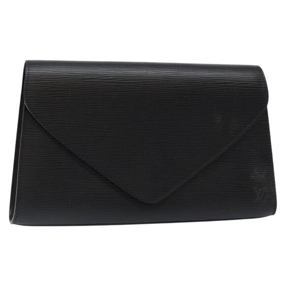 LOUIS VUITTON Epi Art Deco Clutch Bag Black - Picture 1 of 15